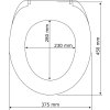 WC sedátko OTTANA - Duroplast, soft-close