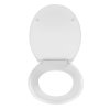 WC sedátko VIGONE, bílé, duroplast