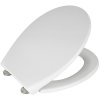WC sedátko v bílé barvě PREMIUM SAMOS, montáž FIX-CLIP