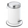 Koupelnový odpadkový koš RETRO WHITE - 3 L