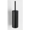 Toaletní kartáč OREA, nerez, černý