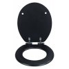 WC sedátko CUERO, MDF, černé