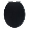 WC sedátko CUERO, MDF, černé