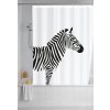 Sprchový závěs, vzor ZEBRA, 180x200 cm