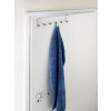 Věšák závěsný na dveře, nerezová ocel, CELANO, 39x6x11 cm