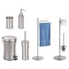 WC štětka + nádoba na WC štětku PIENO, nerezová ocel