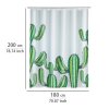 Sprchový závěs CACTUS, 180 x 200 cm