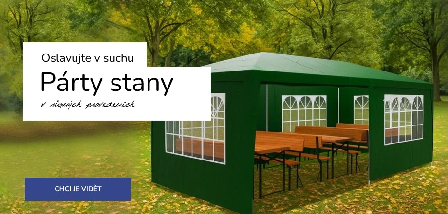 Altány a párty stany