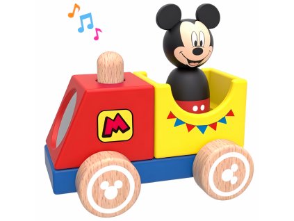 Derrson Disney Dřevěný vláček s Mickeym