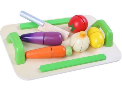 Derrson dřevěná krájecí zelenina a ovoce s prkénkem W5219