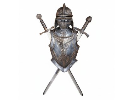 Swedörn Nástěnná barokní zbroj