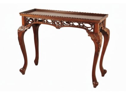 Swedörn Masivní vyřezávaný mahagonový stůl