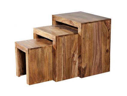 Swedörn Set dřevěných masivních stolů Norway Nature