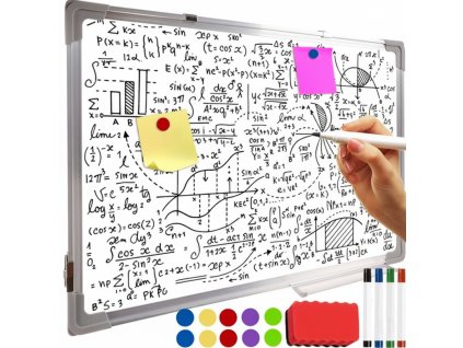 Maaleo Stíratelná tabule + značkovače, magenety a houba 24325