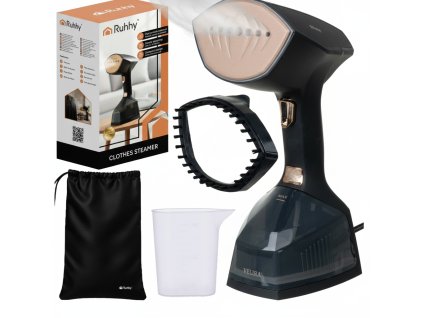 Ruhhy Napařovač oděvů Velira, černá, 26901