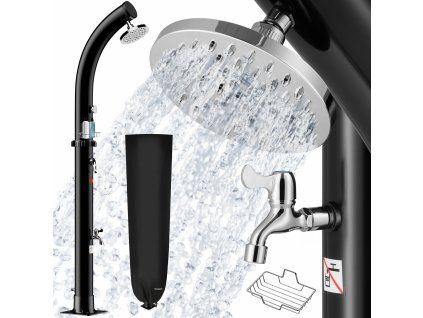 Casaria 109178 Solární sprcha BOW 20 l, černá