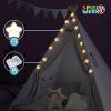 Spielwerk Dětský stan Teepee bílo-šedý 160x120x120cm