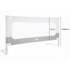 iMex zábrana na postel SMART 120 cm bílo-šedá