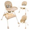 iMex Kids Jídelní židlička 3 v 1 béžová