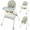 iMex Kids Jídelní židlička 3 v 1 zelená