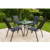 crossheim c25010 zahradni set stul 4 ks zidle cerna richmond5 2