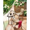 crossheim C25007 balkonovy set pulkulaty stul zidle rattan pe 1 1