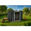 Crossheim C25029 Zahradní domek L 201 x 121 x 176 cm, šedý