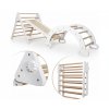 Derrson Montessori prolézačka set 3v1 trojúhelník, houpačka a lávka W5288