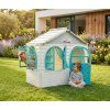 Doloni Dětský zahradní domeček šedo-bílo-zelený