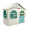 Doloni Dětský zahradní domeček šedo-bílo-zelený