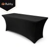 Ruhhy Elastický potah na cateringový stůl 183 x 75 x 75 cm, černý, 27727
