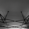 Crossheim Nůžkový stan 3 x 4,5 m Profi černý