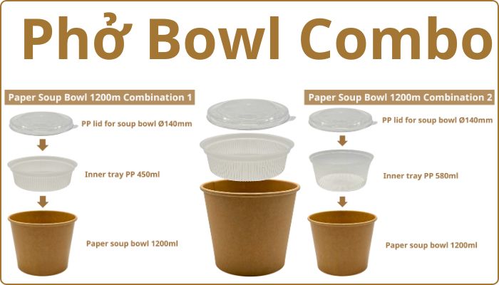 ⭐Phở tastes better in a quality paper bowl – here’s why⭐