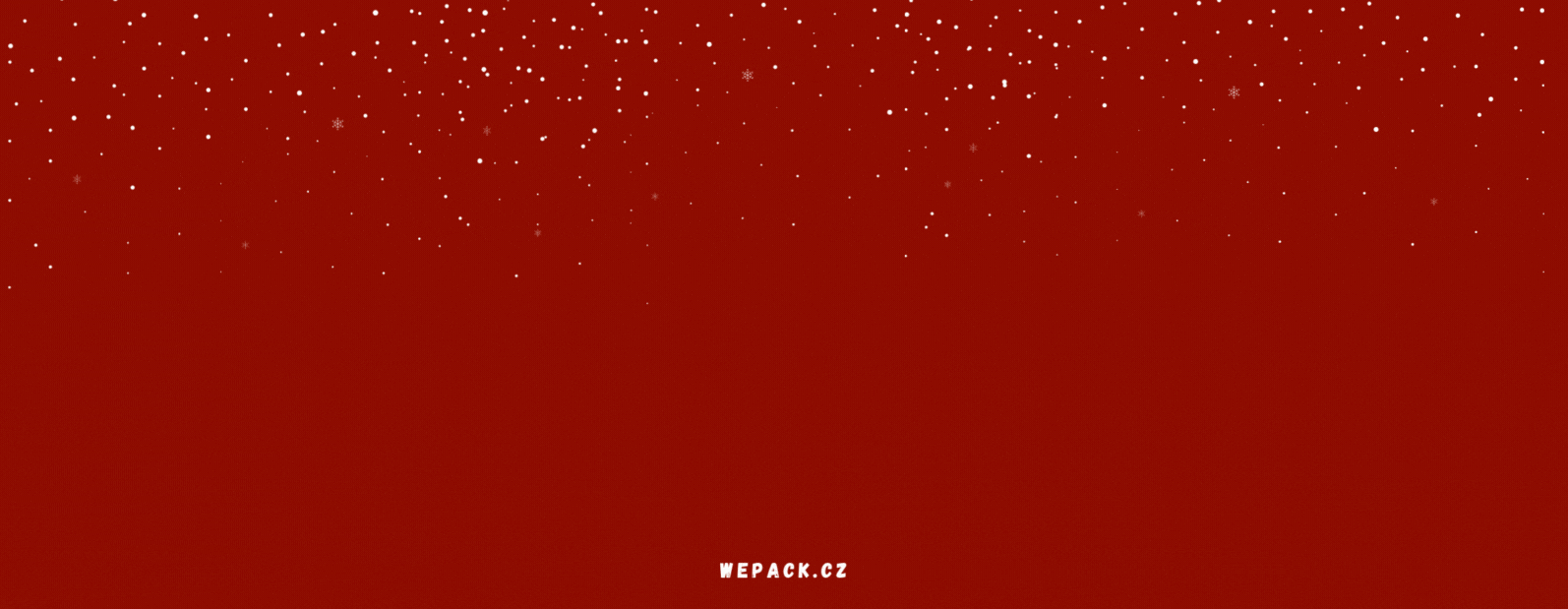 Vánoční banner Wepack.cz