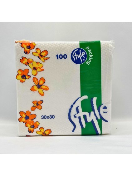 Ubrousky papírové 30x30 cm Style Packing 46 bal x 100 ks