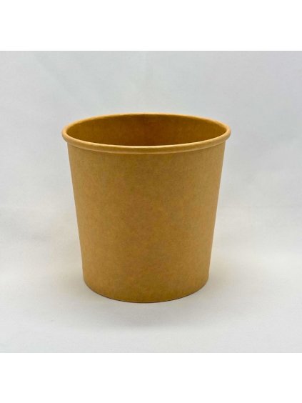 Miska papírová hnědá na polévku 750ml 20 bal x 25 ks