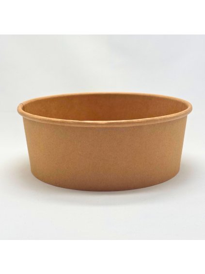 Miska papírová hnědá na salát 1300ml