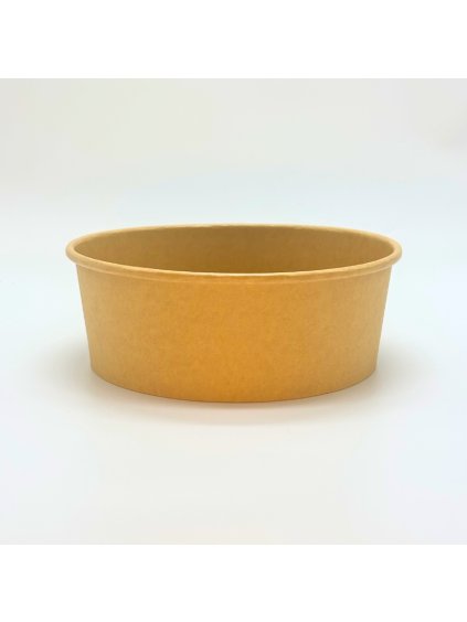 Miska papírová hnědá na salát 1300ml