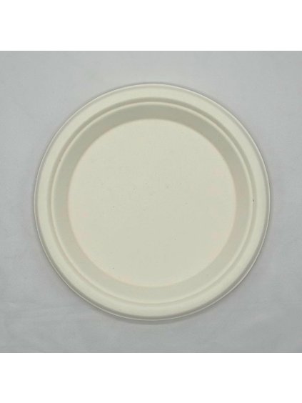 Bio talíř z cukrové třtiny O23cm kulatý 10 bal x 50 ks