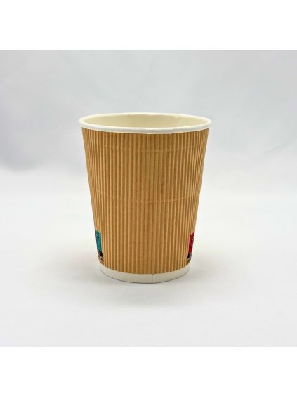 Kelímek papírový hnědý WRAP 250 ml (8 oz) – 20 bal x 25 ks