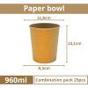 103 miska papirova hneda na polevku 960ml size