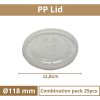 Víčko PP na polévkovou misku O118mm size