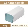 Ručníky papírové ZZ zelené 230x210mm 20 bal x 250 ks size