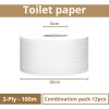 413 2 413 2 toaletni papir jumbo 19cm dvouvrstvy celuloza 100m 1 bal x 12 ks size