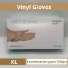 Rukavice vinylové nepudrované bílé, velikost XL 10bal x 100ks náhled 2