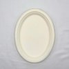 Bio talíř z cukrové třtiny O26cm oválný 10 bal x 50 ks
