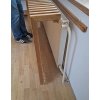 Removable oak radiator cover