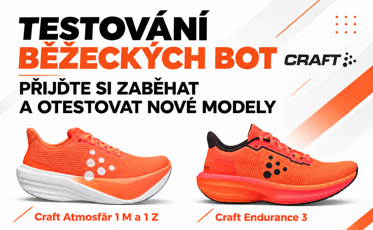 Testování běžeckých bot Craft Atmosfär 1 a  Endurance 3