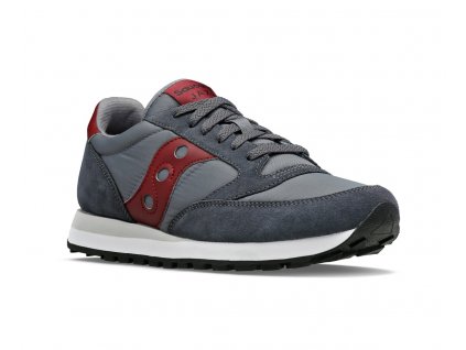 unisex  Saucony JAZZ ORIGINAL grey/dark red