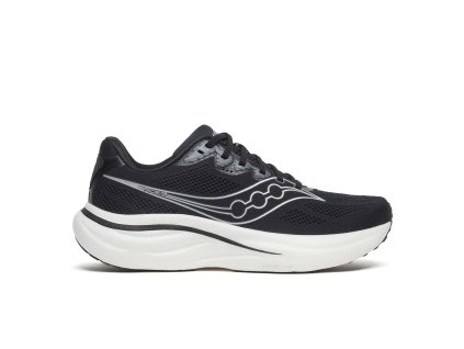 Saucony RIDE 19 black/silver WIDE (široká)
